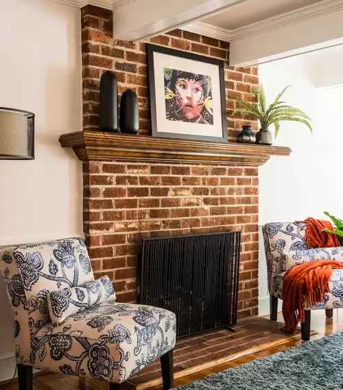Interior Designer Richmond Fireplace Redesign